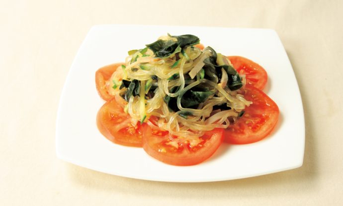 きゅうりとわかめの春雨サラダ