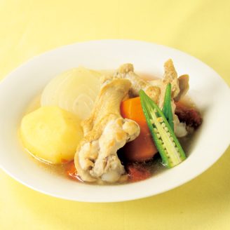 鶏手羽元の夏ポトフ