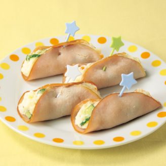 ポテトサラダのハム巻き
