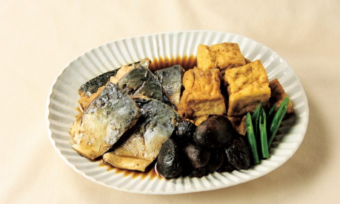 さばと厚揚げの煮物