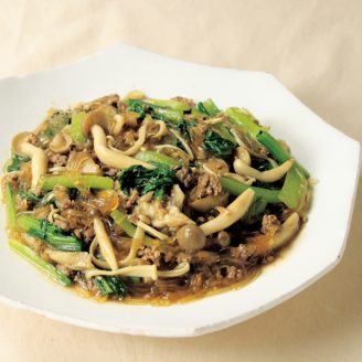 小松菜の麻婆春雨