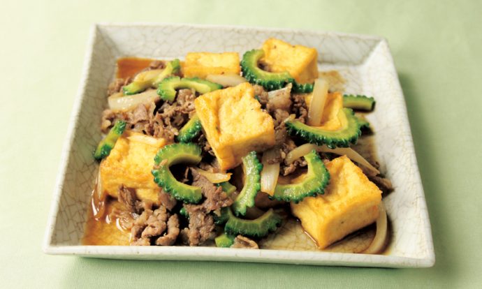 牛肉とゴーヤのオイスター炒め