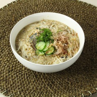 さば缶冷や汁そうめん