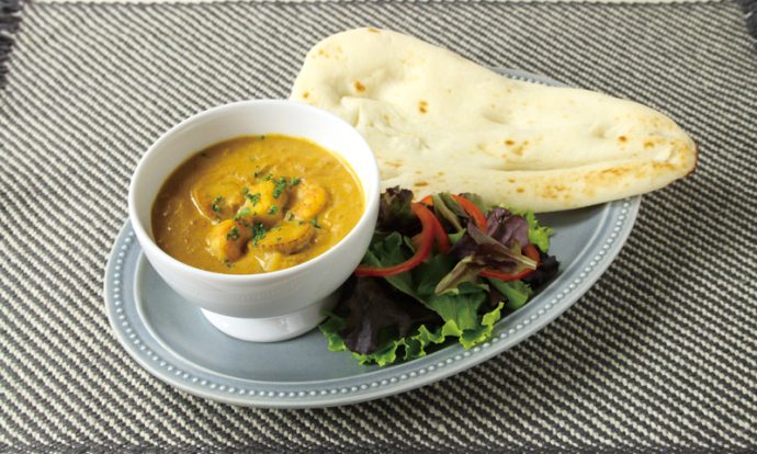 シーフードの豆乳カレー