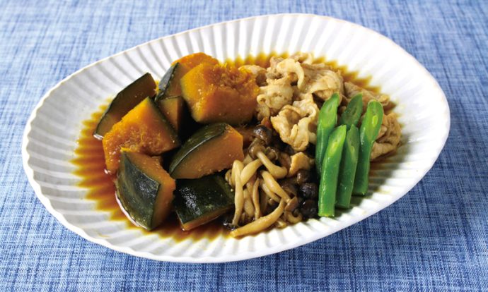 豚肉とかぼちゃのみりん煮