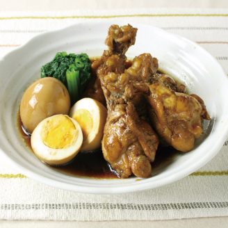 鶏の手羽元とたまごのすっぱ煮