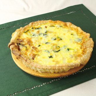 かぼちゃとベーコンのキッシュ