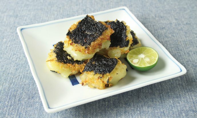 タタキれんこんのチーズ揚げ