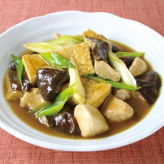 鶏肉と厚揚げの中華うま煮