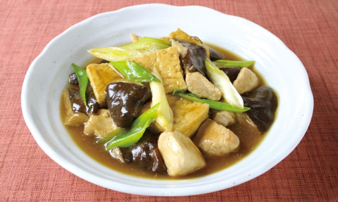 鶏肉と厚揚げの中華うま煮