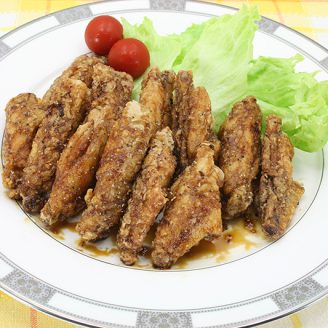手羽中のこしょう揚げ