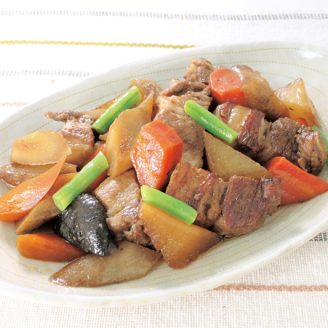 豚バラブロックと大根煮