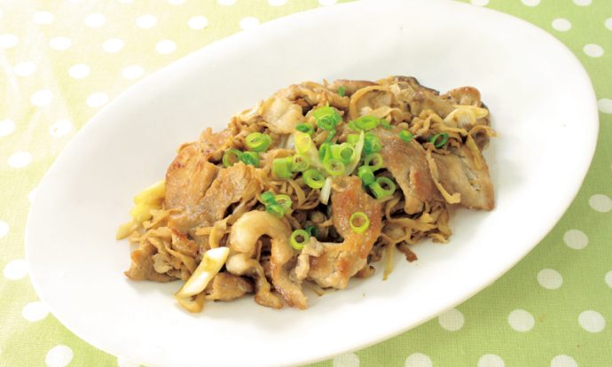 豚肉と切干大根の炒め煮