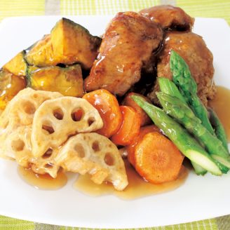 酢豚風甘酢あんかけ