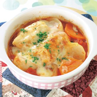 ロールキャベツのチーズ焼き