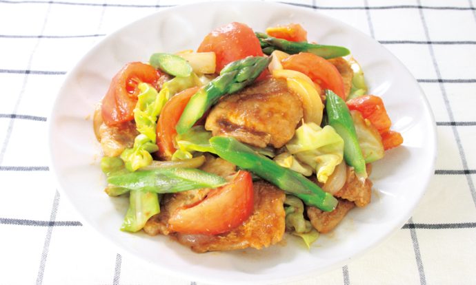 トマト回鍋肉(ホイコーロ)