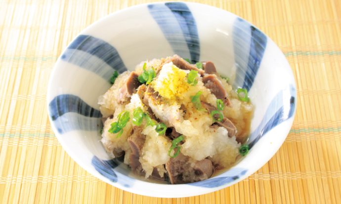 砂肝おろしぽん酢和え