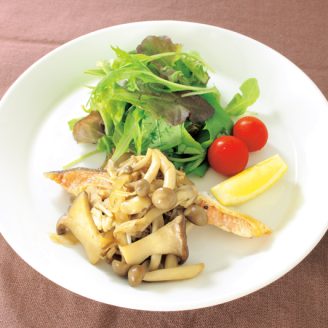 鮭のムニエル きのこソース