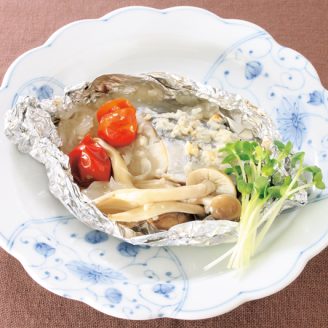 さわらの塩糀ホイル焼き