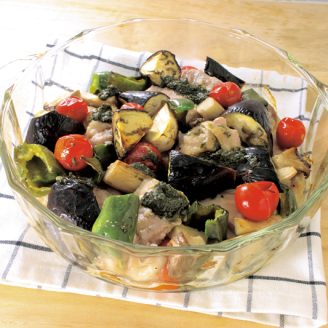 鶏モモの塩こうじグリル焼