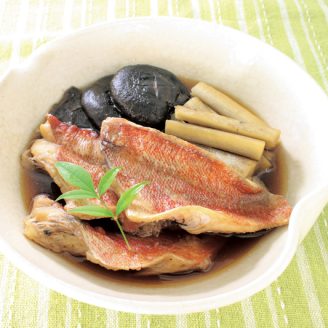赤魚とごぼうの煮つけ