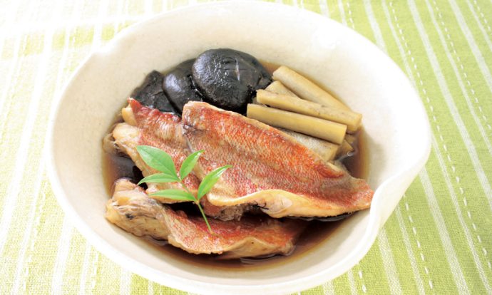 赤魚とごぼうの煮つけ
