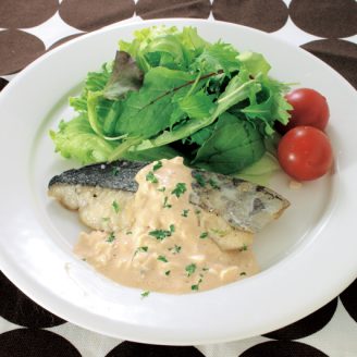 さわらのムニエル タルタル風オーロラソース