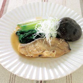 すずきと野菜のレンジ蒸し