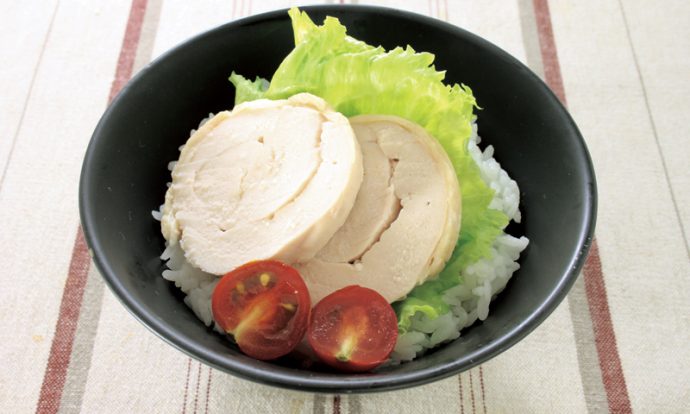 鶏ハム丼