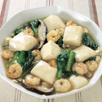 豆腐のえびあん