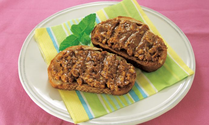 ナッツ入りきな粉はちみつバター