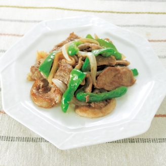 豚肉とピーマンのしょうが焼き