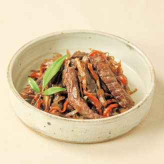 牛肉とごぼうのきんぴら