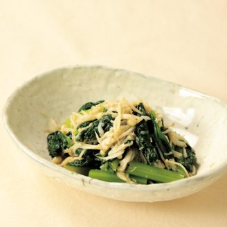 しらすと小松菜のおひたし