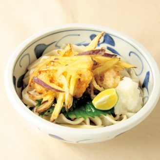 鳴門きんときの海鮮かきあげうどん