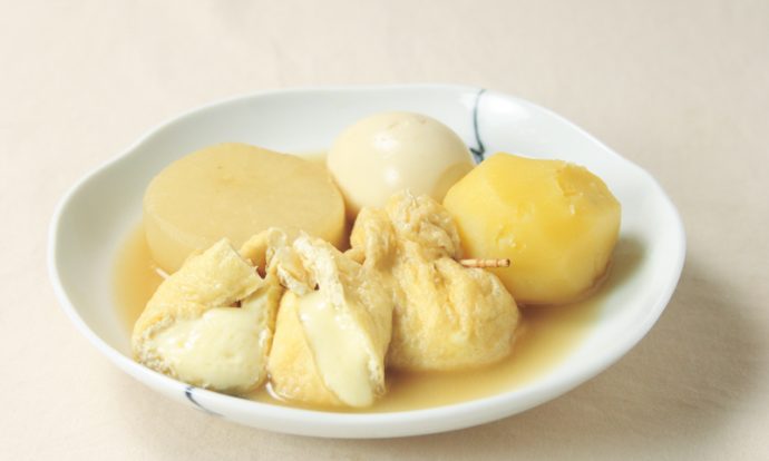 おでんのかわり種とろーりチーズ巾着