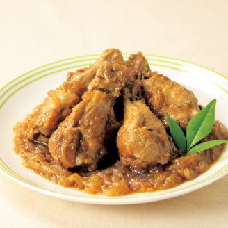 玉ねぎの手羽元煮