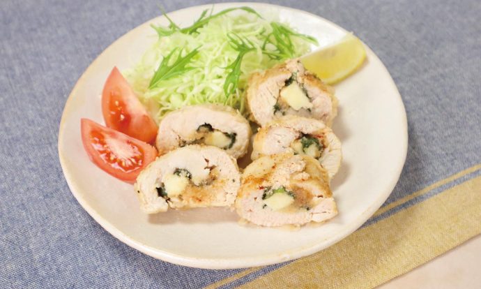 とろ～り鶏ムネ肉の明太チーズ竜田揚げ