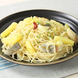たらとじゃがいものパスタ