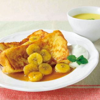 キャラメルバナナフレンチトースト