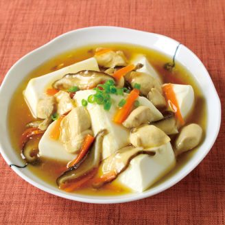 豆腐の五目あんかけ