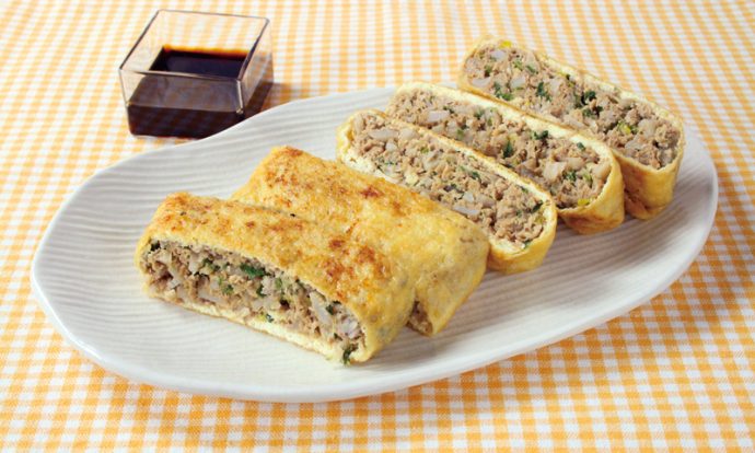 れんこん入り油あげ餃子