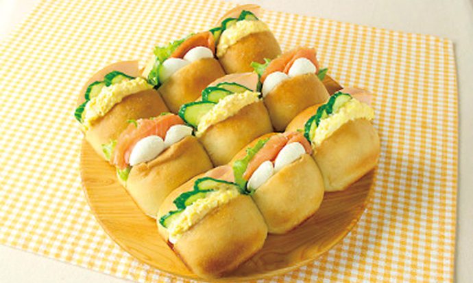 手作りちぎりパン サンドイッチ