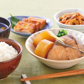 万能つゆでぶり大根ときんぴら