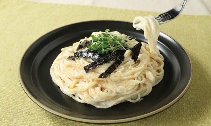 たらこクリームパスタ