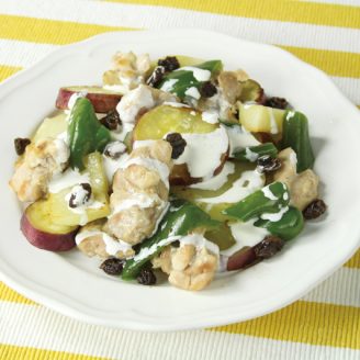 チキンとさつまいものホットサラダ