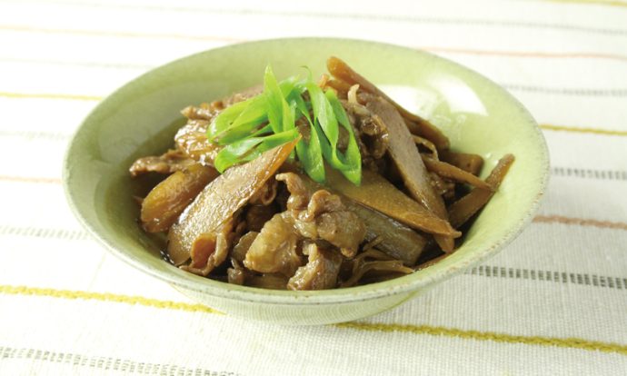 豚肉とごぼうのしぐれ煮