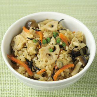 しじみとひじきの炊き込みごはん