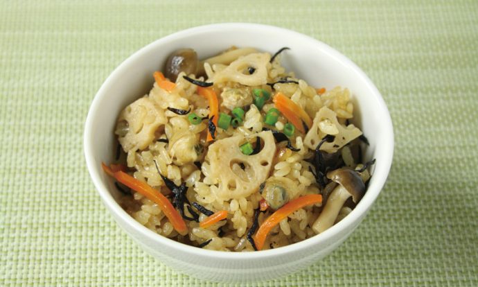 しじみとひじきの炊き込みごはん