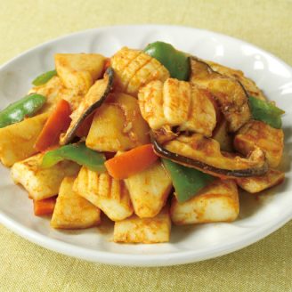 イカのケチャップ炒め